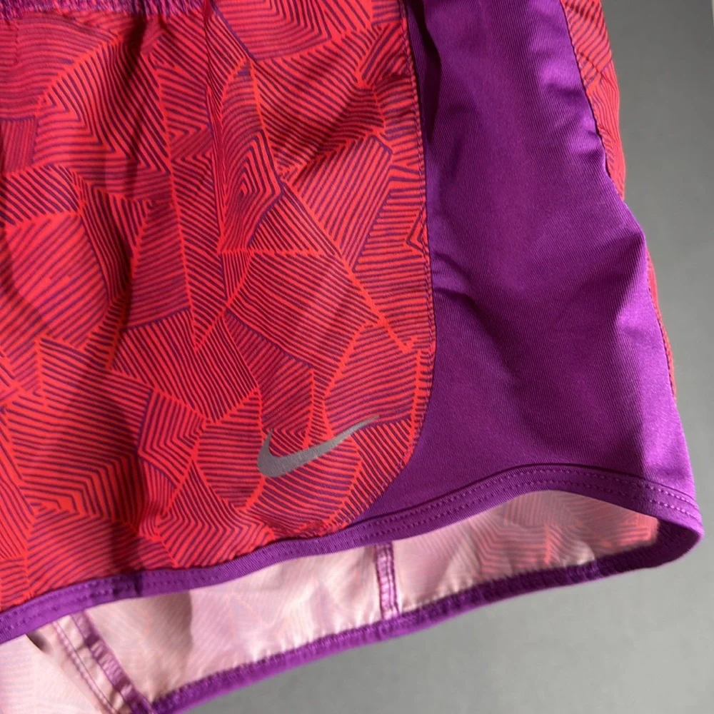 Nike‎ Purple and Red Athletic Shorts with women’s X small Compression Liner